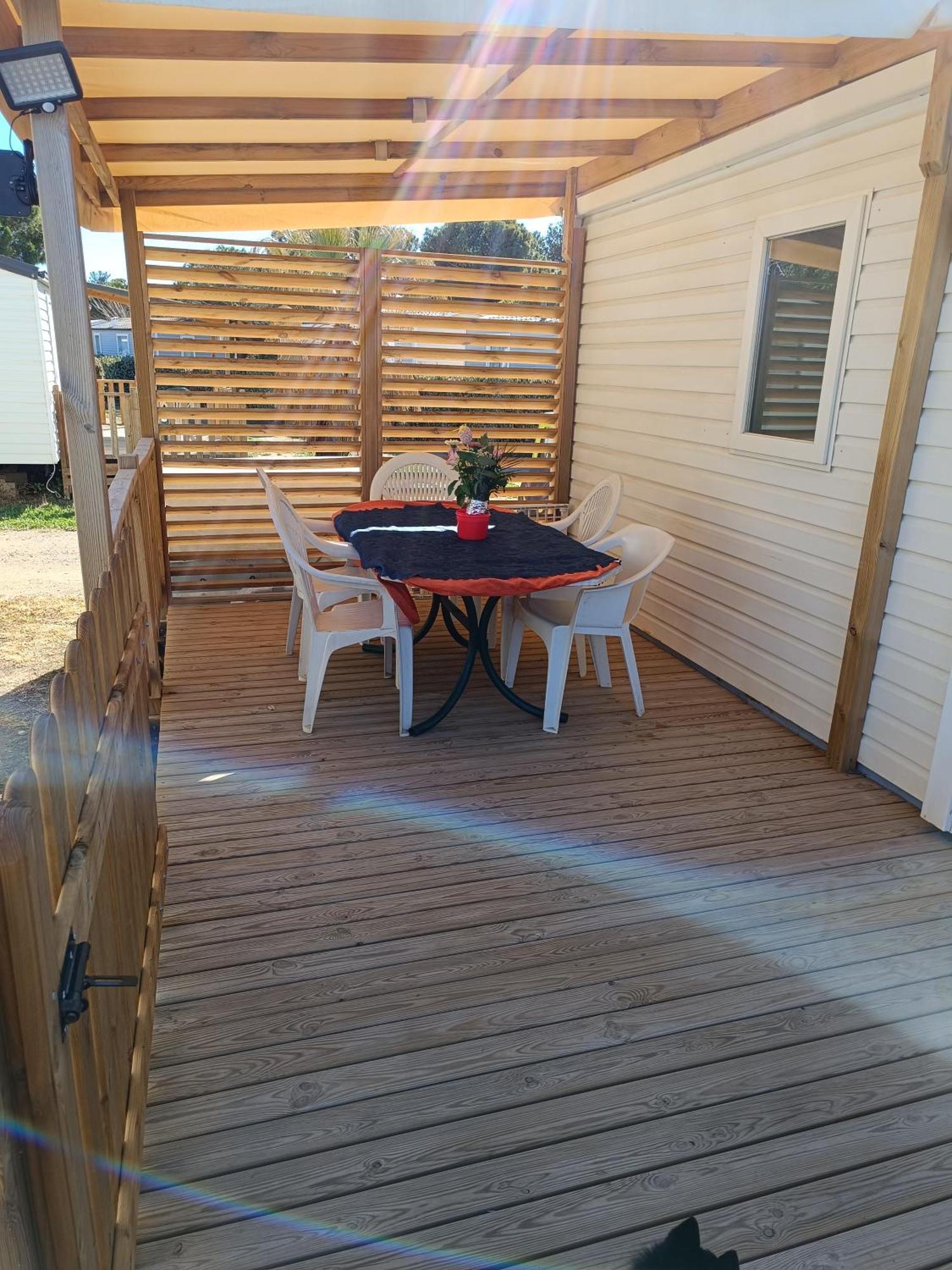 Mobil Home Lucky Climatise Camping Novela Port La Nouvelle Exteriér fotografie